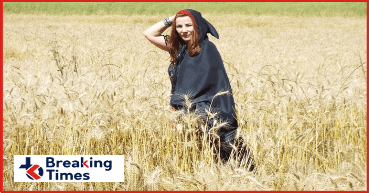 woman in the fields