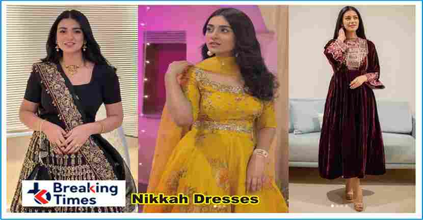 Sarah Khan Nikkah dress