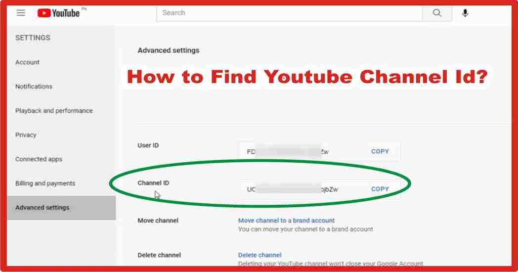 how to know your youtube id