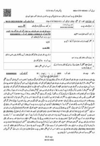 Saniha Mianwali FIR