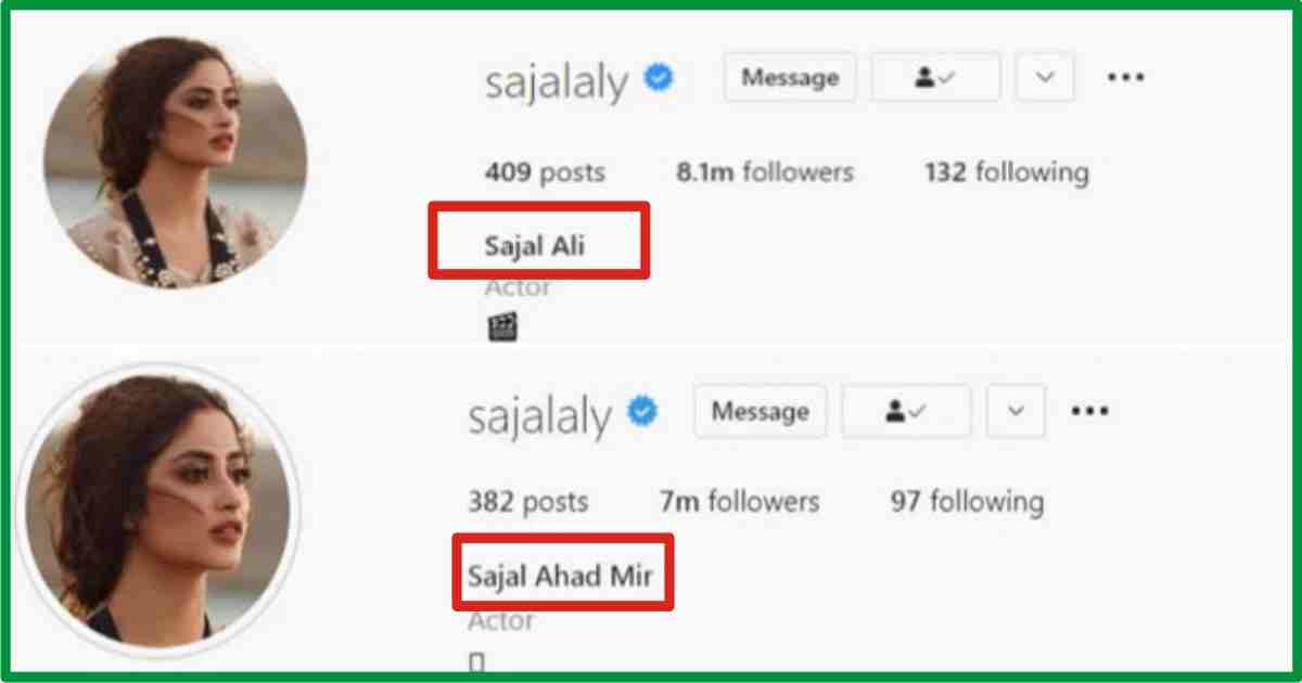 Sajal Ali and Ahad Mir