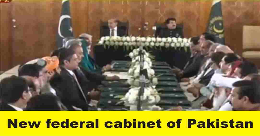 Federal cabinet of Pakistan 2022