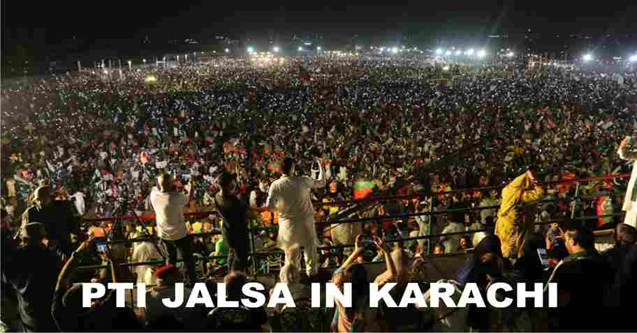 Karachi Jalsa PTI