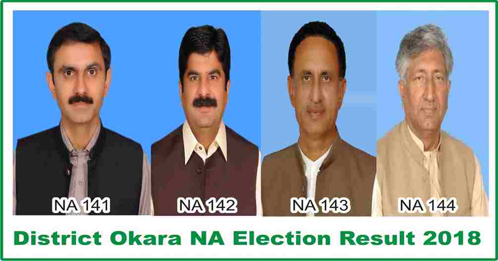 Winners of Election 2018 in Okara District